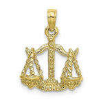 Load image into Gallery viewer, 10K Yellow Gold 3-D Scorpio Zodiac Pendant
