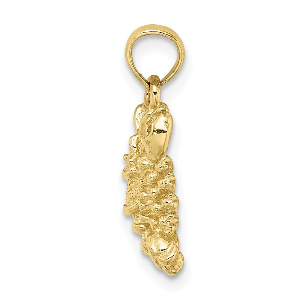 10K Yellow Gold 3-D Scorpio Zodiac Pendant