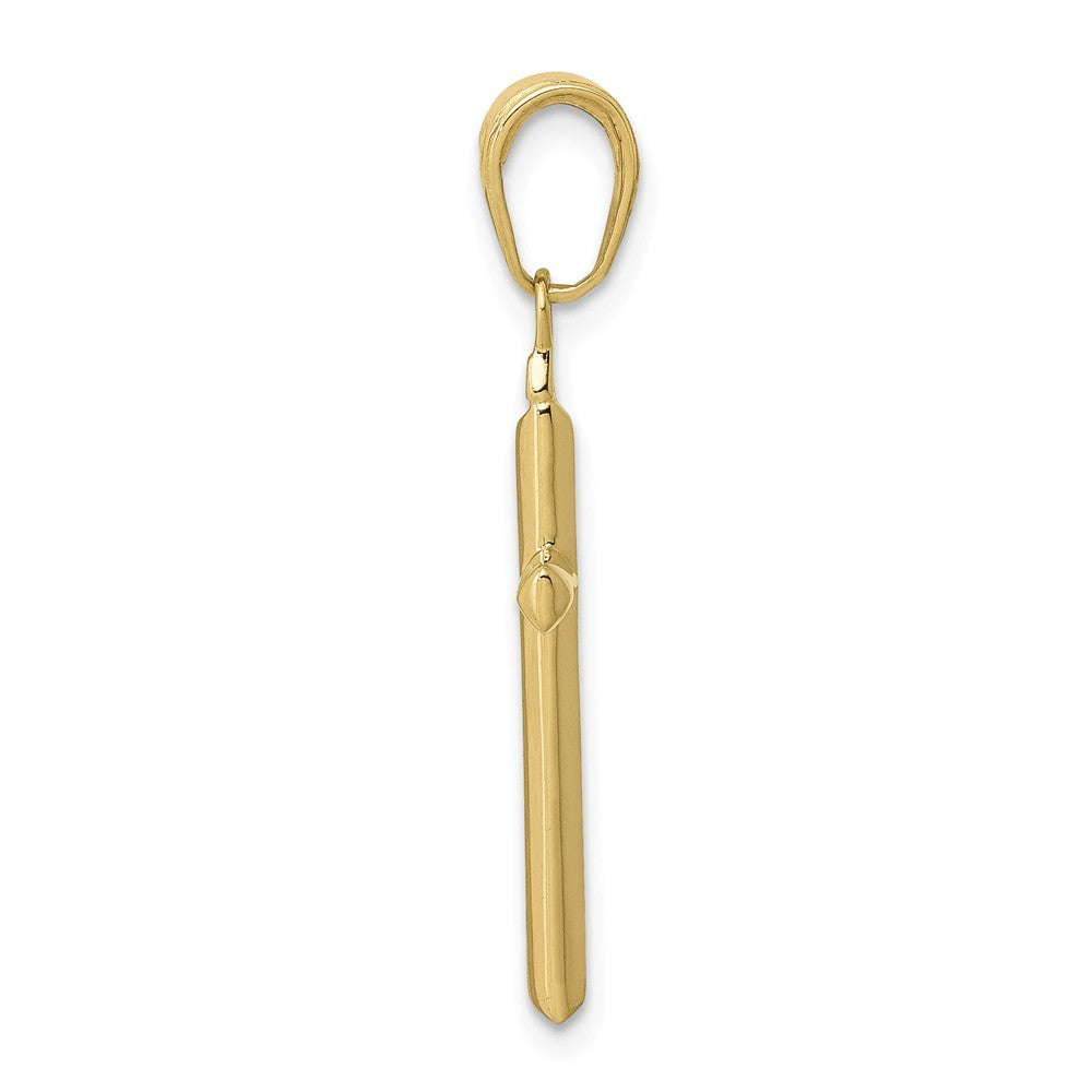 10K Yellow Gold Reversible Latin Cross Pendant