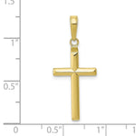 Load image into Gallery viewer, 10K Yellow Gold Reversible Latin Cross Pendant
