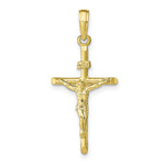 Load image into Gallery viewer, 10K White Gold Stick Style Crucifix Pendant
