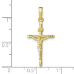 Load image into Gallery viewer, 10K White Gold Stick Style Crucifix Pendant
