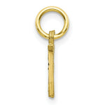 Load image into Gallery viewer, 10K Yellow Gold Initial Letter A Charm Pendant
