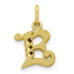 Load image into Gallery viewer, 10K Yellow Gold Initial Letter A Charm Pendant
