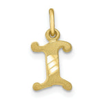 Load image into Gallery viewer, 10K Yellow Gold Initial Letter A Charm Pendant
