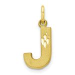 Load image into Gallery viewer, 10K Yellow Gold Initial Letter A Charm Pendant
