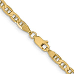 Load image into Gallery viewer, 10K Yellow Gold 3.75mm Concave Anchor Chain  length: 18 inches

