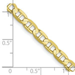 Load image into Gallery viewer, 10K Yellow Gold 4.5mm Concave Anchor Chain  length: 18 inches
