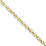 Load image into Gallery viewer, 8" Length Bracelet 10K Yellow Gold Solid Double Link Charm Bracelet
