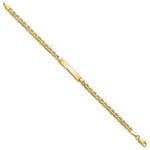 Load image into Gallery viewer, 10K Yellow Gold Semi-solid Anchor Link ID Bracelet  length: 6 inches
