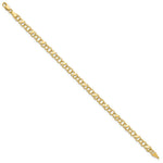 Load image into Gallery viewer, 10K Yellow Gold Double Link Heart Charm Bracelet  length: 7 inches

