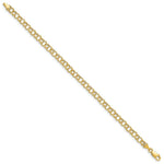 Load image into Gallery viewer, 10K Yellow Gold Hollow Double Link Charm Bracelet  length: 8 inches
