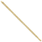 Load image into Gallery viewer, 10K Yellow Gold 7in 4.5mm Hollow Double Link Charm Bracelet  length: 7 inches
