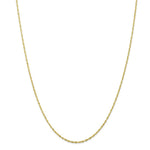Load image into Gallery viewer, 10K Yellow Gold 1.5mm Diamond-cut Extra-Lite Rope Chain Bracelet  Length 6'' inches
