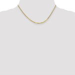 Load image into Gallery viewer, 10K Yellow Gold 2.2mm Flat Beveled Curb Chain
