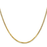 Load image into Gallery viewer, 10K Yellow Gold 2.2mm Flat Beveled Curb Chain
