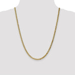 Load image into Gallery viewer, 10K Yellow Gold 3.2mm Flat Beveled Curb Chain

