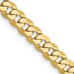 Load image into Gallery viewer, 10K Yellow Gold 4.75mm Flat Beveled Curb Chain
