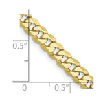 Load image into Gallery viewer, 10K Yellow Gold 4.75mm Flat Beveled Curb Chain

