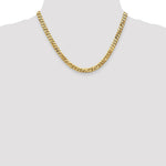 Load image into Gallery viewer, 10K Yellow Gold 6.1mm Flat Beveled Curb Chain
