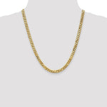 Load image into Gallery viewer, 10K Yellow Gold 6.1mm Flat Beveled Curb Chain
