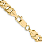 Load image into Gallery viewer, 10K Yellow Gold 7.25mm Flat Beveled Curb Chain

