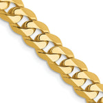 Load image into Gallery viewer, 10K Yellow Gold 7.25mm Flat Beveled Curb Chain
