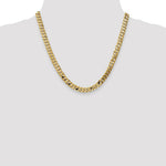 Load image into Gallery viewer, 10K Yellow Gold 7.25mm Flat Beveled Curb Chain
