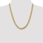 Load image into Gallery viewer, 10K Yellow Gold 7.75mm Flat Beveled Curb Chain
