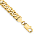 Load image into Gallery viewer, 10K Yellow Gold 7.75mm Flat Beveled Curb Chain
