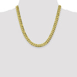 Load image into Gallery viewer, 10K Yellow Gold 8.25mm Flat Beveled Curb Chain
