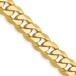 Load image into Gallery viewer, 10K Yellow Gold 8.25mm Flat Beveled Curb Chain
