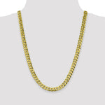 Load image into Gallery viewer, 10K Yellow Gold 8.25mm Flat Beveled Curb Chain
