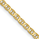 Load image into Gallery viewer, 10K Yellow Gold 2.4mm Flat Anchor Chain
