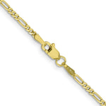 Load image into Gallery viewer, 10K Yellow Gold 1.75mm Polished Figaro Link Chain Necklace

