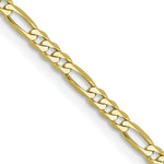 Load image into Gallery viewer, 10K Yellow Gold 2.2mm Figaro Link Chain Necklace
