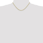 Load image into Gallery viewer, 10K Yellow Gold 2.2mm Figaro Link Chain Necklace
