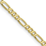 Load image into Gallery viewer, 10K Yellow Gold 2.75mm Flat Figaro Chain
