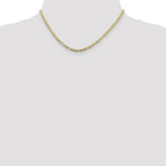 Load image into Gallery viewer, 10K Yellow Gold 3mm Figaro Link Chain Necklace
