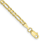 Load image into Gallery viewer, 10K Yellow Gold Figaro Link ID Bracelet
