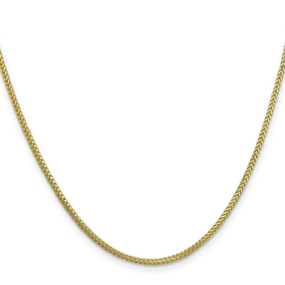 10K Yellow Gold 1.3mm Franco Chain