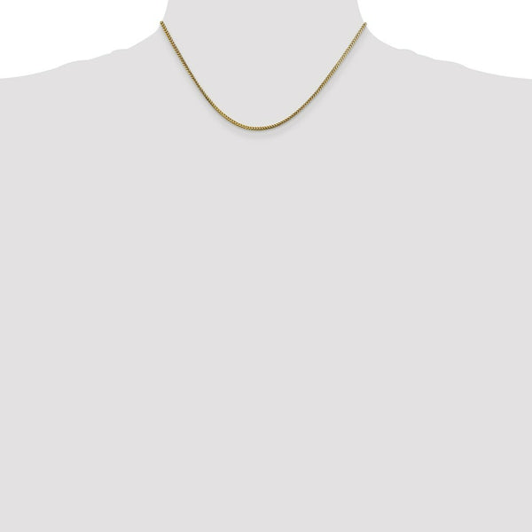 10K Yellow Gold 1.5mm Franco Chain