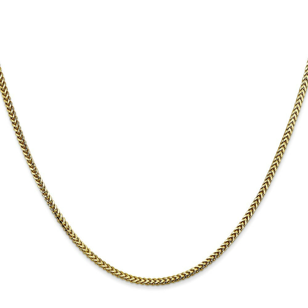 10K Yellow Gold 1.5mm Franco Chain