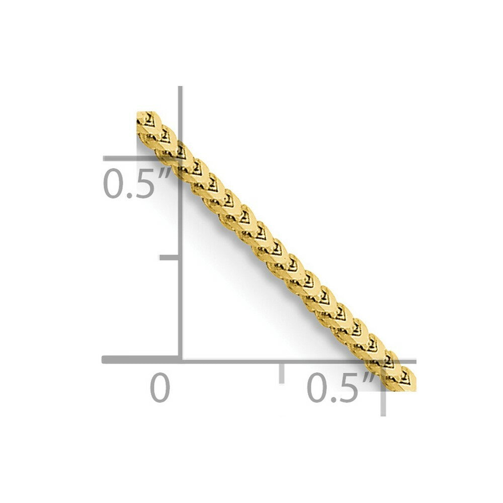 10K Yellow Gold 1.5mm Franco Chain