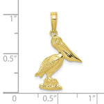 Load image into Gallery viewer, 10K Yellow White Gold Pelican Pendant
