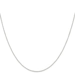 Load image into Gallery viewer, 10k White Gold .42 mm Carded Curb Chain
