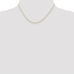 Load image into Gallery viewer, 10K Yellow Gold Carded Cable Rope Pendant Chain Necklace
