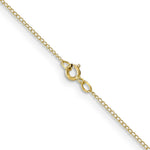 Load image into Gallery viewer, 10K Yellow Gold .5mm Carded Curb Chain
