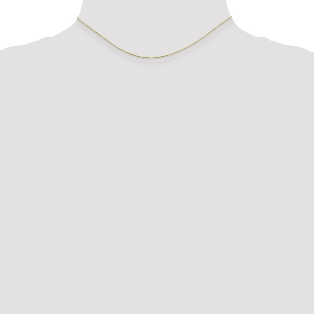 10K Yellow Gold .5mm Box Chain Necklace