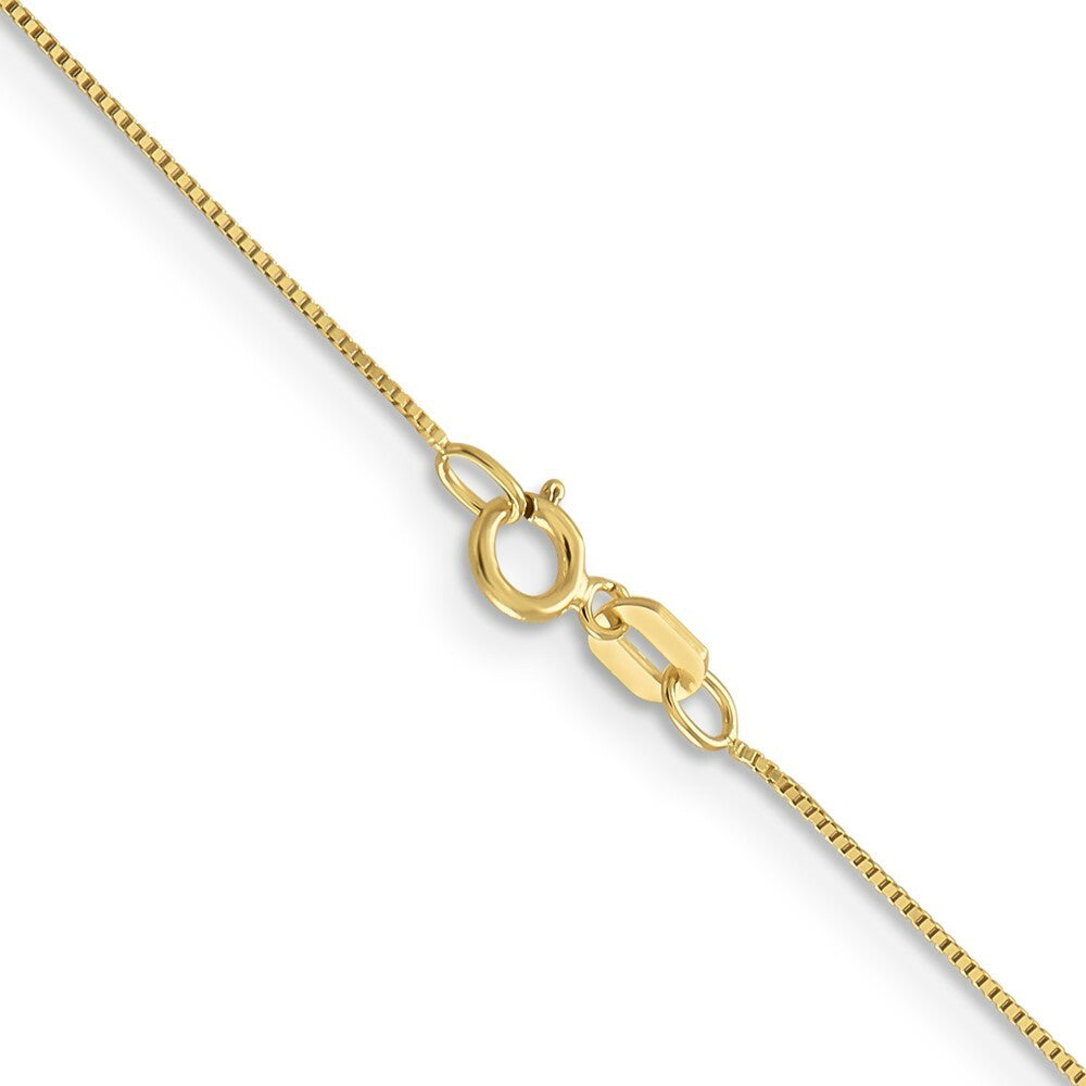 10K Yellow Gold .5mm Box Chain Necklace